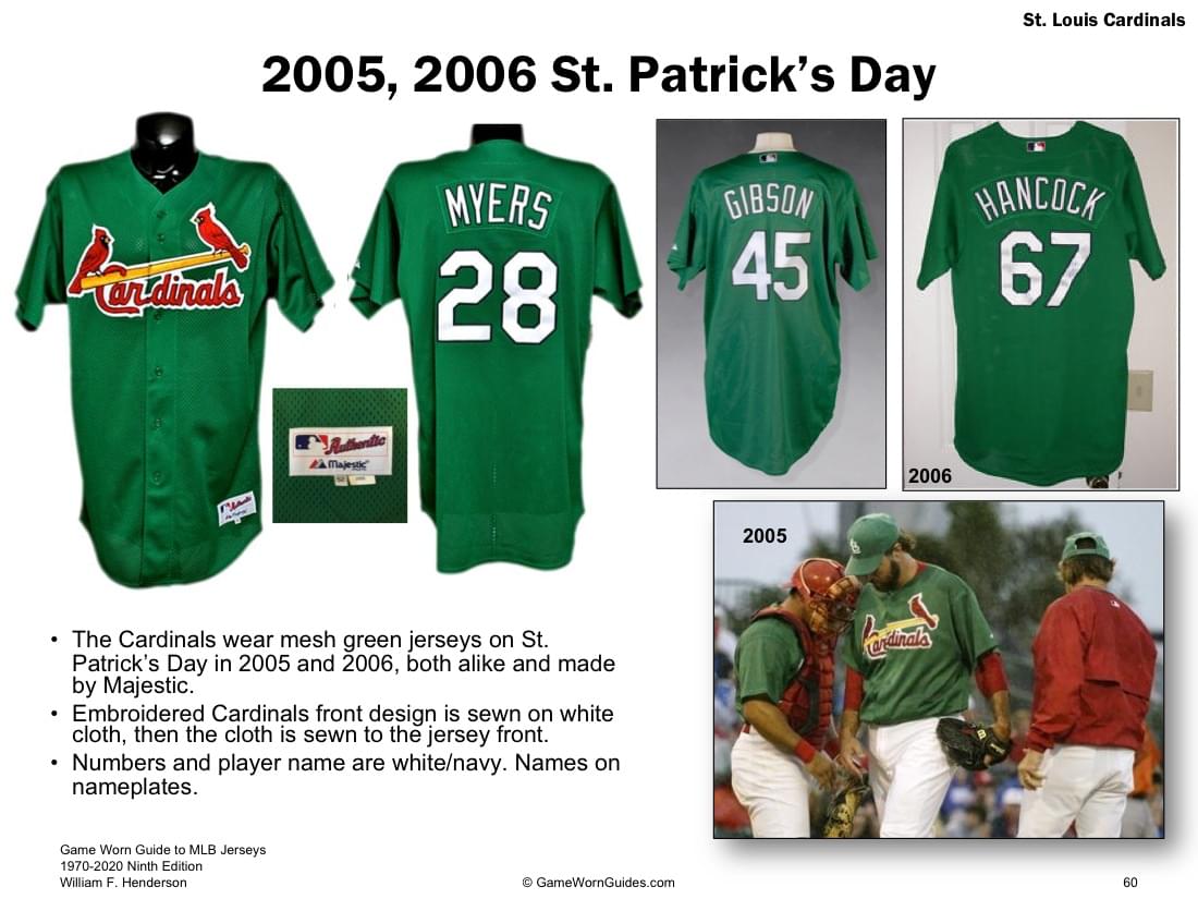 Detroit Tigers St. Patrick's Day Game Used or issued Jersey